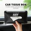 For Toyota Hanging Car Sun Visor Tissue Box Auto Storage Accessories GR Sport Corolla Yaris Aygo Prius RAV4 Crown CHR Camry