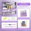 Mini Paint Pigment Box Foldable Travel Painting Tray Watercolor Paint Palette  Travel