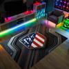 Atletico Madrid Design Crystal Velvet Carpet Cozy Non?Slip Printed Rug For Bedroom Living Room Entrance