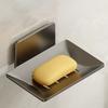 Premium Wall Mounted Soap Storage Tray Non Perforated Drainage Bathroom Soap Holder Aluminum Rustproof Soap Tray Box Toilet