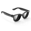 black frame (sunglasses + clear double lens)