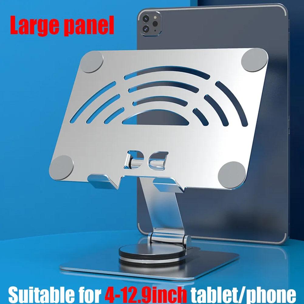 Suport telefon mobil multifuncțional din aliaj de aluminiu, suport pliabil pentru tabletă, suport pentru tabletă desktop M5I4