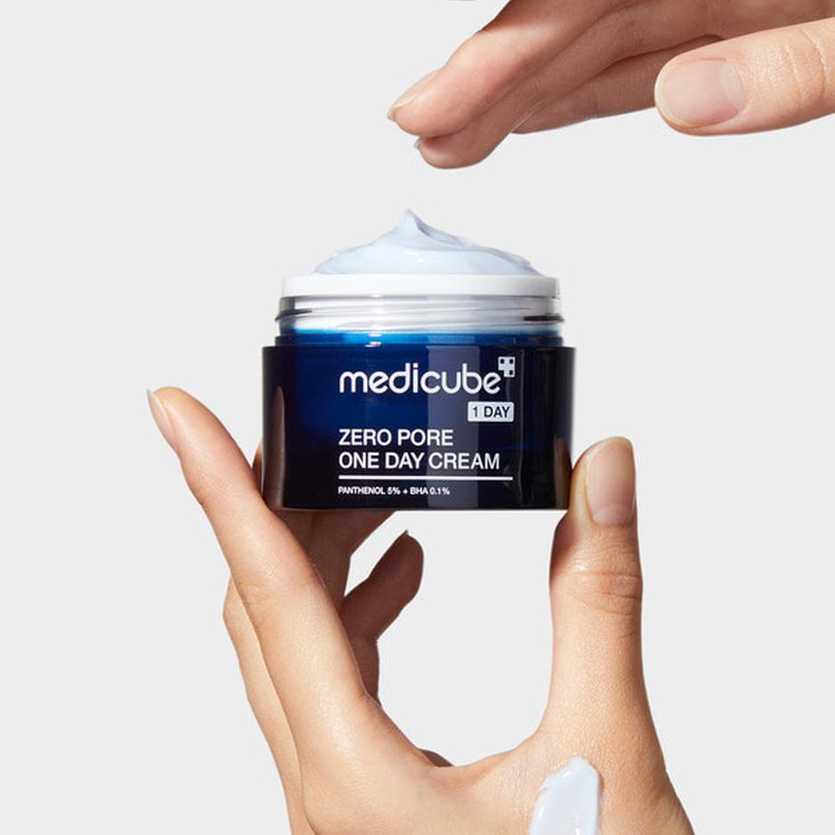 Medicube Zero Pore One Day Cream 50ml - Pore Tightening Acne Soothing Care, Korean
