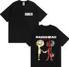 Trendy Graphics Radiohead The Bends Double Sided Print Short Sleeve Tshirt Men Women Gothic T Shirt Oversized Cotton Casual Tees