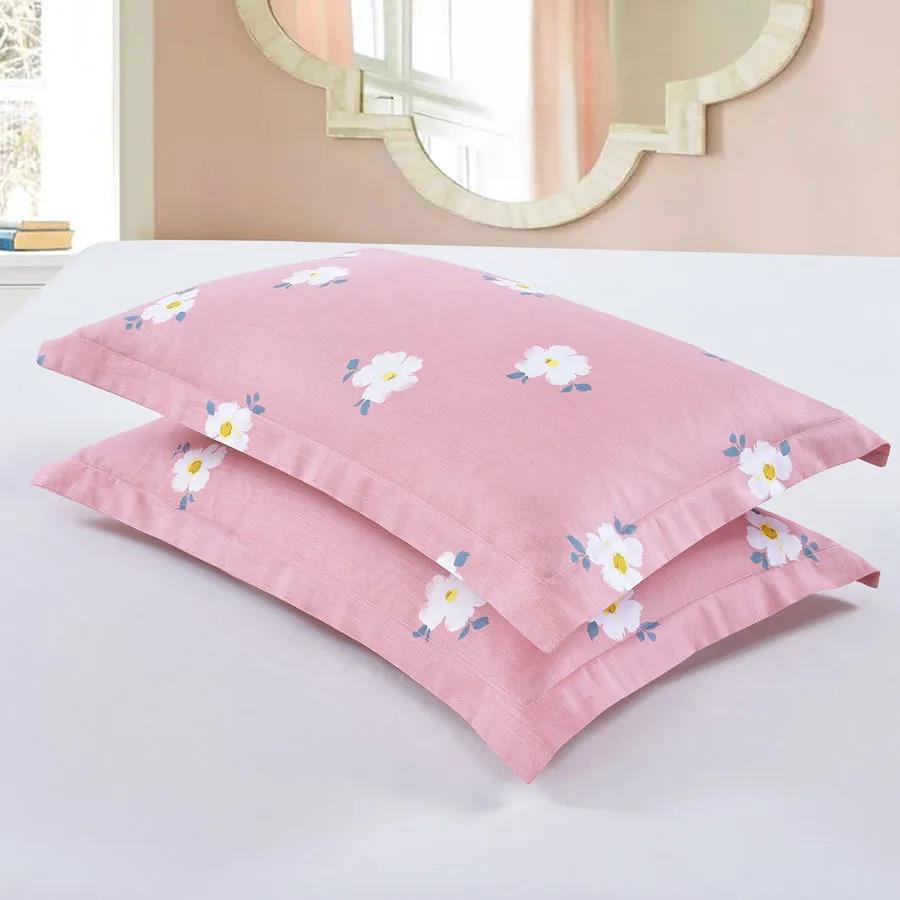 Arctic Velvet Korean Version Small Floral Single Pillowcase Couple Adult Pillowcase High-end Pillowcase 48*74cm