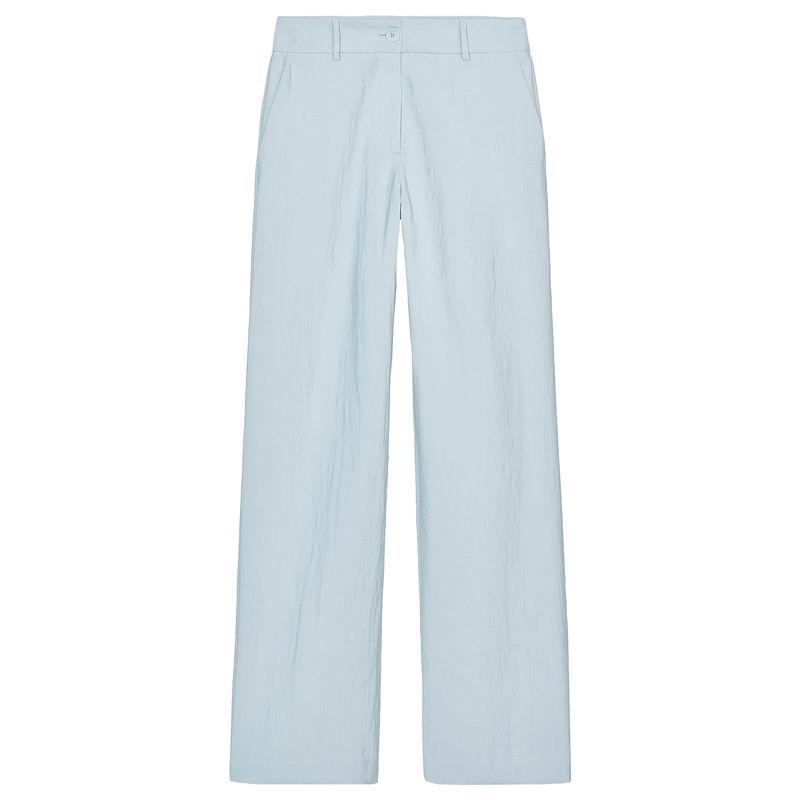 

Zaprha 2025 New Lightweight All-Match High Waist Straight Casual Trousers Women Loose Drape Slimming 8372403 Light Blue L