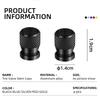KUIYI CNC Wheel Tire Valve Airport Stem Cap Accessory Compatible