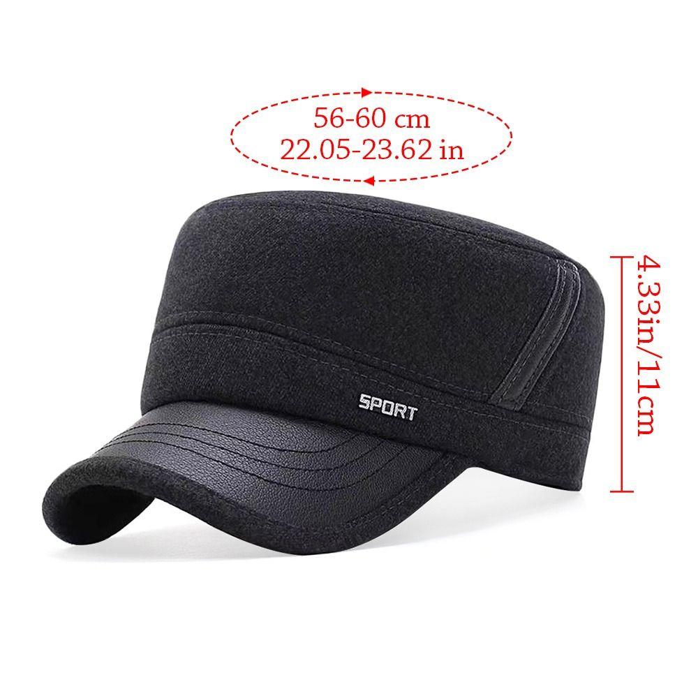 Outdoor Ear Protection Winter Hat Adjustable Casual Baseball Cap Warm Windproof Earmuffs Hat Casual Thick Bomber Hats for Men