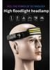 LED COB Induction Headlamp Built-in Battery Sensor Head Flashlight USB Rechargeable 5 Lighting Modes Waterproof Headlight