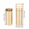 Brass Tablet Container Waterproof Pill Container Durable Capsule Box Holder  Outdoor Travel