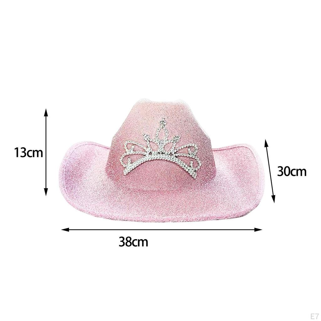 Cowboy Hat Western Cap Tiara Decorative Cosplay Cowgirl for Party