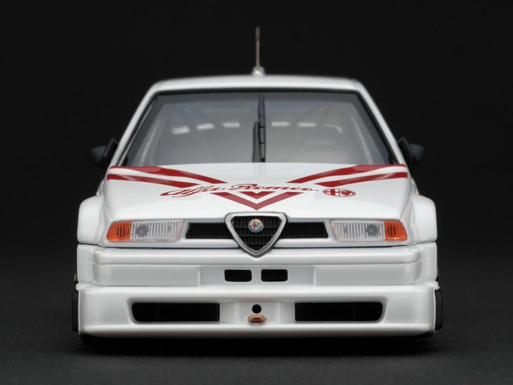 Kidbox Alfa Romeo 155V6 T1 Produto Acabado 1/43 Branco/Vermelho