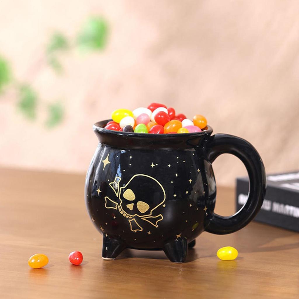 Halloween Mug Halloween Ceramic Coffee Mug Spooky Water Drinkware Trick Or Treat Decor for Kitchen Restaurant Hotel Farmhouse