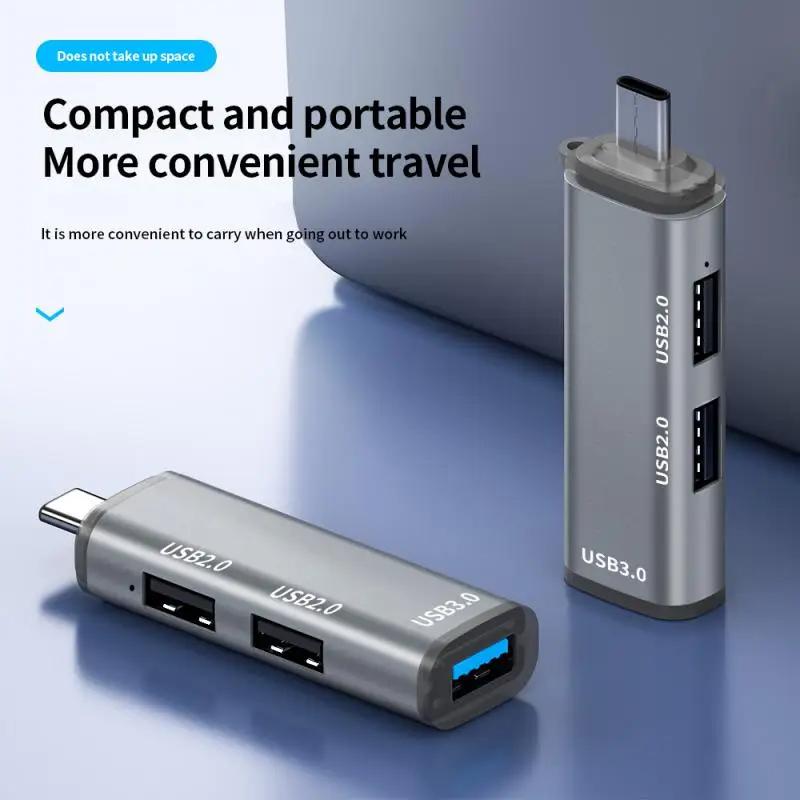 ADS-302C Type-C Adapter Hub to USB 3.0 +  Dual USB 2.0 Expansion Station