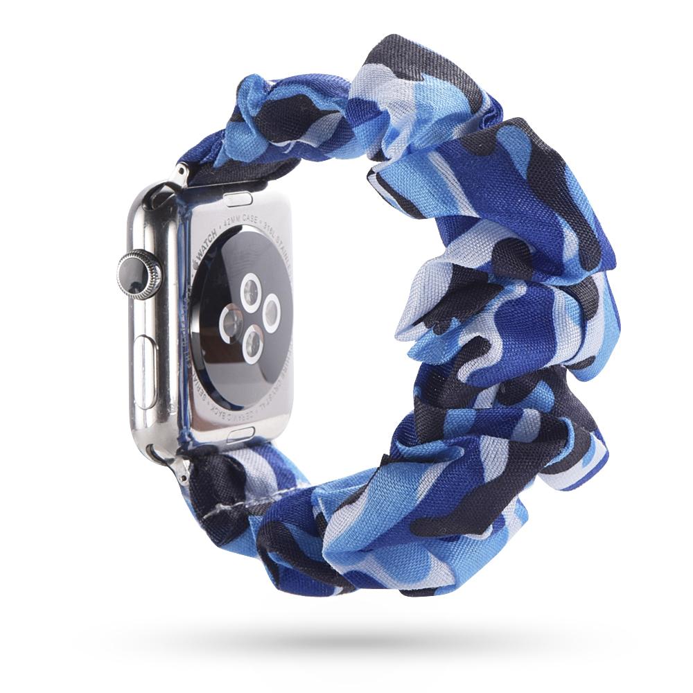 Scrunchie Strap for apple watch band 44mm 40mm 45mm 41mm 38mm 42mm 49mm correa bracelet iwatch series 4 5 6 3 SE 7 8 9 ultra 2