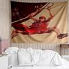 Slam-Dunk Print Tapestry, Backdrop, Easy Setup, Ideal for Bedroom, Office & Living Room, with Aesthetic Wall Hanging Decor.
