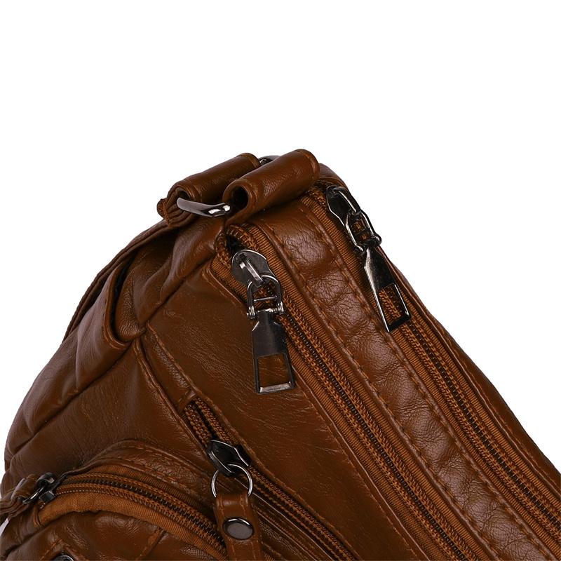 Women's Bag Shoulder Bag Retro Soft Leather Mother Bag Lightweight Crossbody Bag