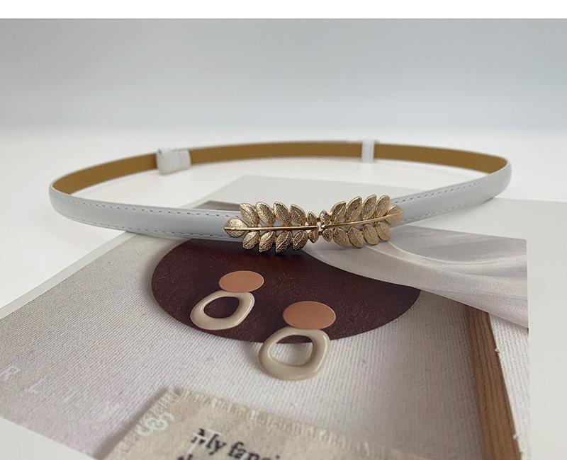 Elegant Women's Adjustable Black Fashionable Belt For Dresses And Sweaters With Pu Buckle