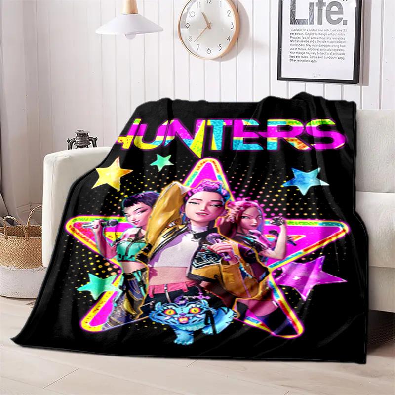 Kpop Demon Hunters Rumi Blanket Suitable All Seasons Soft Comfortable Sofa Office Home Blanket Holiday Birthday Gift Blanket Suitable For All Seasons 