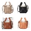 Childrens Crossbody Bag Pu Leather Fashion Weave For School Girls