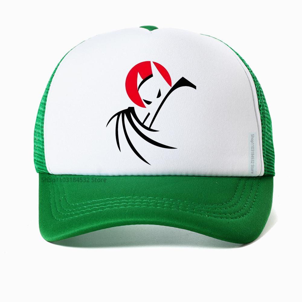 Bat Animated Series Baseball Cap Anime Unisex Fashion Street Style Mesh Hat Summer Adjustable Sun Snapback Hat