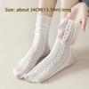 Mesh Women's Sock Solid Color Long Socks Vintage Hollow Out Socks