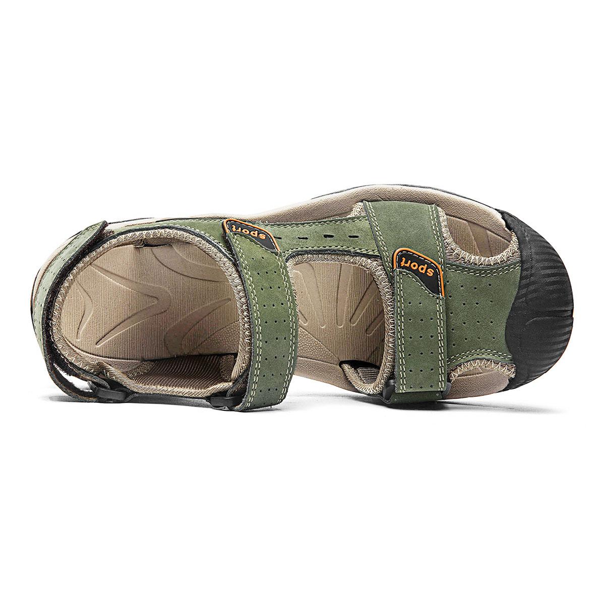 Мужские сандалии из натуральной кожи большого размера — фото 3