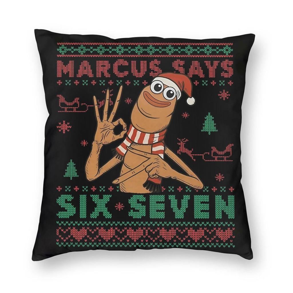 I Don't Like This Rock Marcus The Worm Xmas Christmas Pillowcase Soft Polyester Cushion Cover Gift Pillow Case Cover