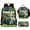 Roblox Printed Backpack, Children'S And Elementary School Bags