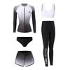 Matching Men's & Women's Sun Protection Split Long Sleeve Wetsuit - Snorkeling & Surfing Suit