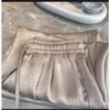 New Chinese Style Printed Acetic Acid Satin Wide-leg Pants Women's Ice Silk Summer Thin Drape Loose Wide-leg Casual Pants