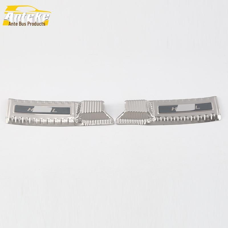 Stainless Steel Rear Guard Plate for 18 H4 Models: Tailgate Trunk Protector