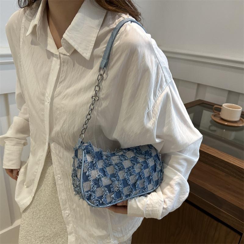 Fashionable Mini Crescent Bag Unique Korean Style Ins Inspired Shoulder Bag
