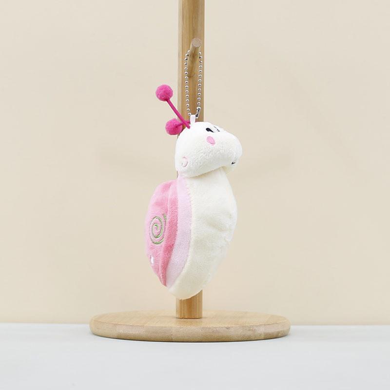 

Vibrant Green Snail Keychain Plush Toy Cuddly And Playful Ideal For Kids And Collectibles Magenta Snail