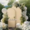 1PC Elastic Spandex Party Background Decor Double Sided Solid Color 4TF/6FT Baby Shower Backdrop Cover Wedding Birthday