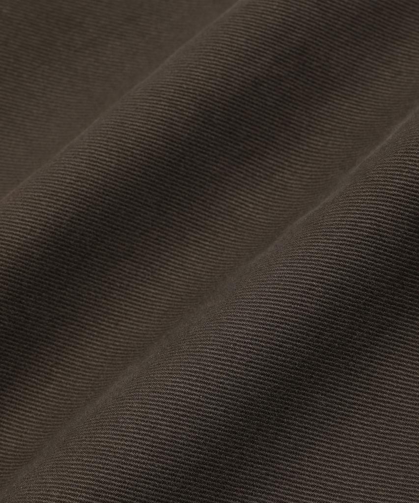 SLOW RECORD HOUSE Double Pintuck Cotton Pants_Brown