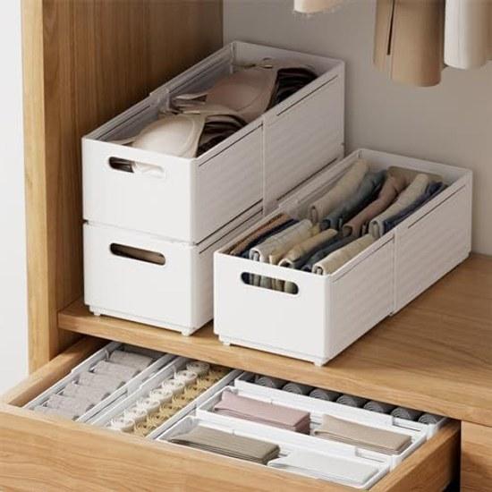 Yazi expandable storage case drawer plastic box small item holder organizing slideadjustable
