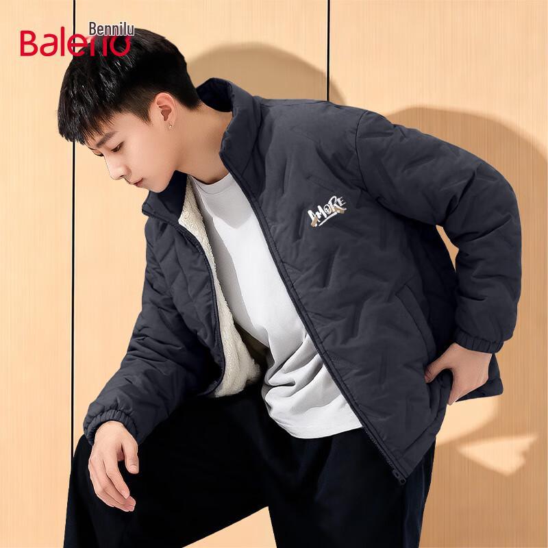 Baleno Men's Stand Collar Padded Winter Jacket