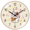 12-inch 30cm cute wall clock living room silent simple cartoon hanging table wall without punching creative clock