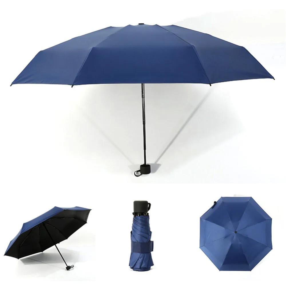 Foldable Umbrella Mini Umbrella Candy Color Traveling Rain Gear Rainy Day Pocket Umbrella Mini Folding Sun Umbrellas Travel Umbr