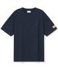 BEENTRILL Stamp Hashtag Oversized Short Sleeve T-Shirt (Charcoal)