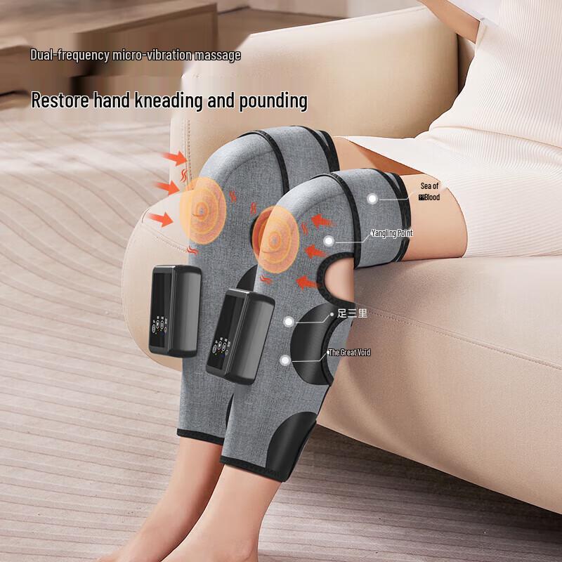 Aux Graphene Moxa Heat Knee Massager