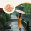 Chinese Oiled Paper Umbrella Classical Dance Silk Antique Oriental Parasol Decorative for