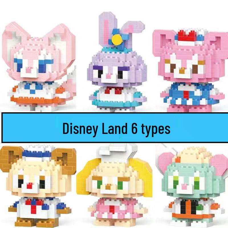 Compatible Lego Micro Building Block Cartoon Figurines - Children's Educational Desktop Toys