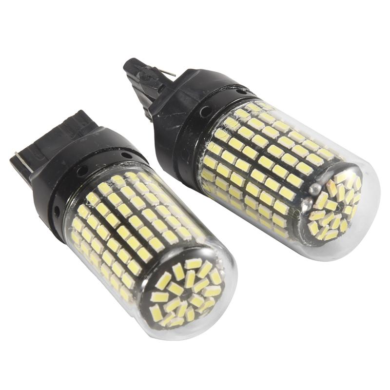 A28G-2X 7440 Canbus Super Bright Error Free LED Bulb T20 W21W 144 SMD For Reverse Tail Turn Signal Light