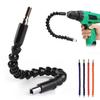 Electric Drill Flexible Shaft Extension Non-slip Handle Screwdriver Bit Holder for Home Renovation Narrow Gap Installation