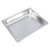 Sturdy Stainless Steel Buffet Serving Trays With Clear Roll Top Covers for Restaurant Kitchen Party Food Display