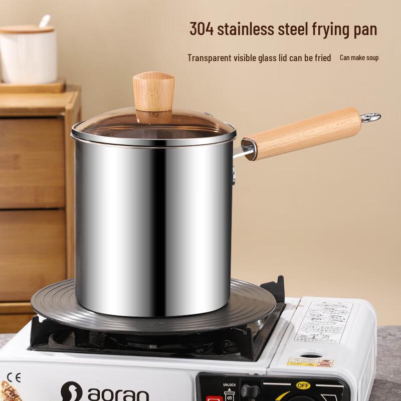 Yoshida Craftsman 304 Stainless Steel Mini Frying & Milk Pot Set