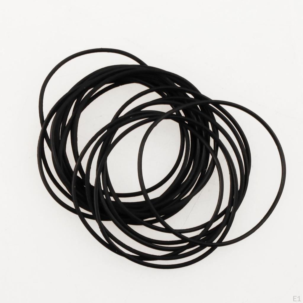 200x Uhr Zurück Abdeckung Dichtungen Gummi Dichtung Ersatz 10 Größen Wasserdichte Ringe Reparatur Werkzeug