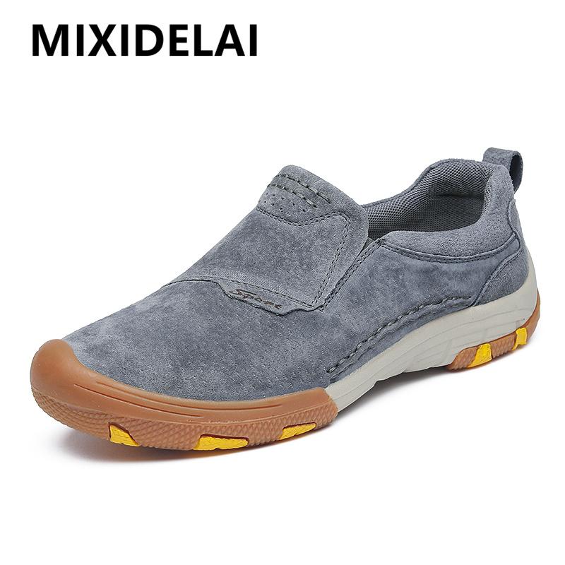 Echtes Leder Herren Freizeitschuhe Mode Herren Sneaker Atmungsaktive Herren Loafers Schuhe Luxus Mokassins Herren Bootsschuhe Größe 38-46